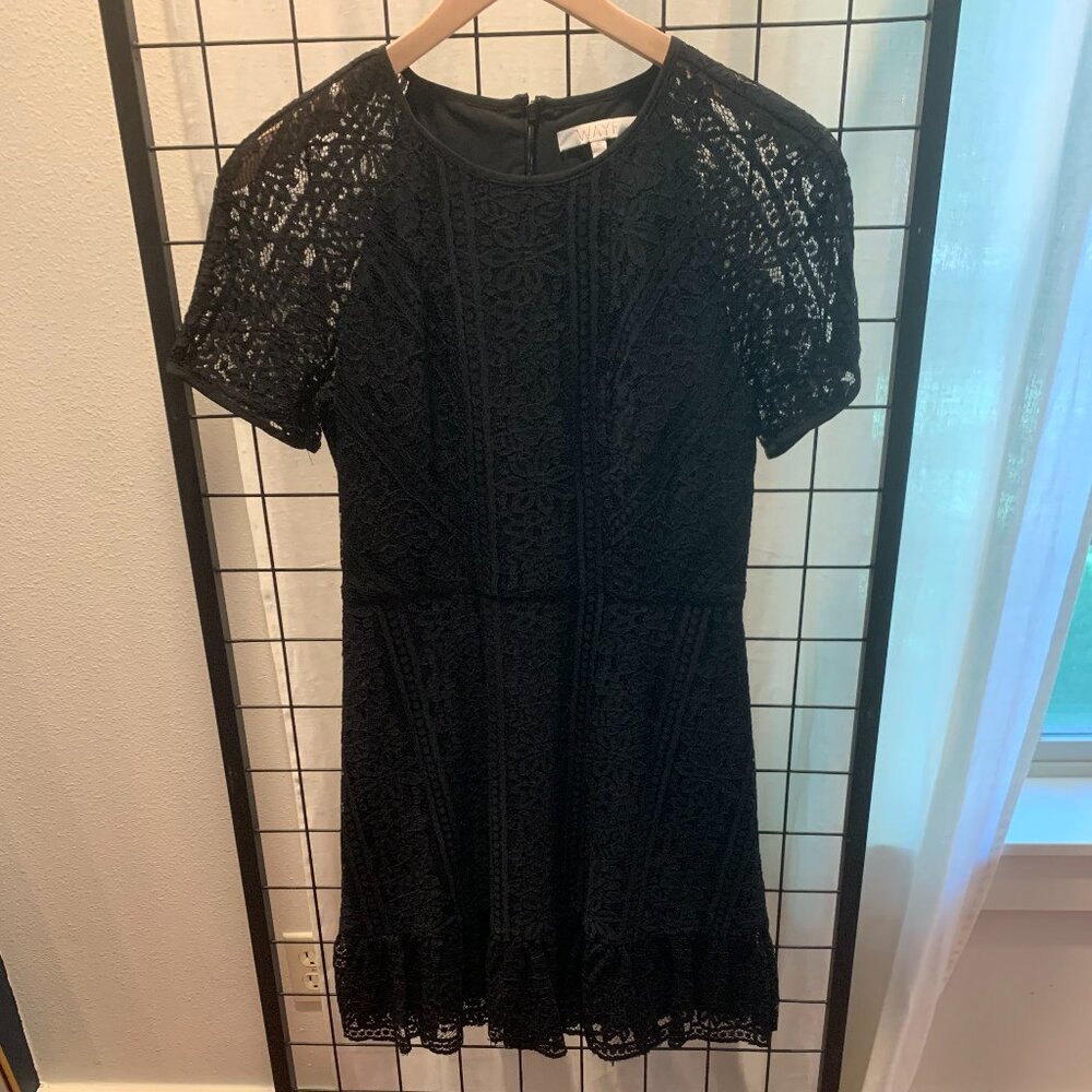 WAYF Mini Black Dress